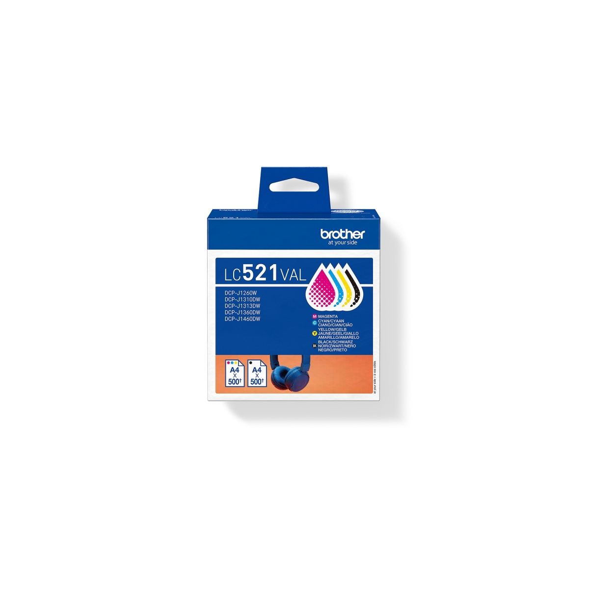 Pack Cartouche D’Encre Brother LC521