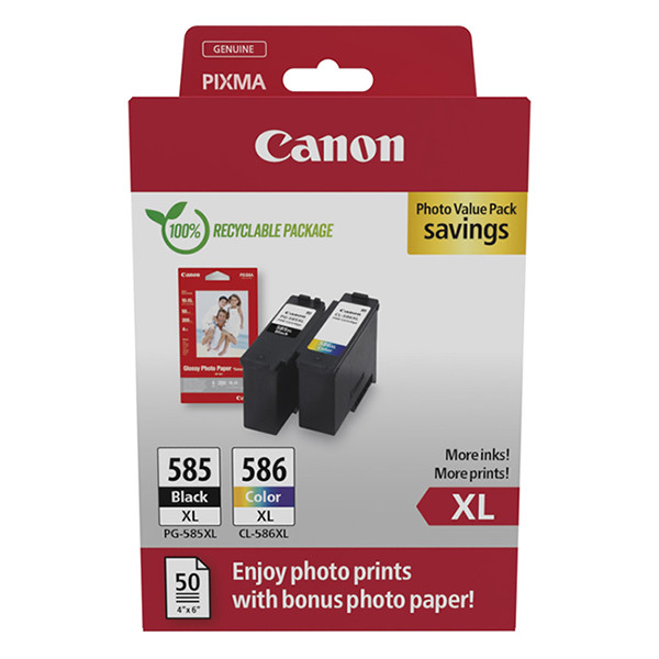 Pack Cartouche Canon PG-585XL/CL-586XL